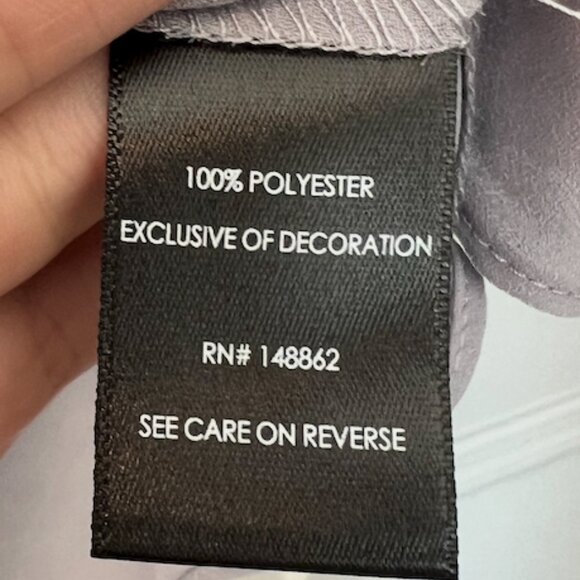 Torrid Lavender Georgette Lace Trim Cami Top – Size 0 (Large 12/14) - Picture 7 of 8